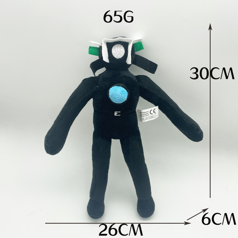 Cross-border Skibidi aseo persona Speakerman jefes Persona de audio relleno muñeca lote. Cabello