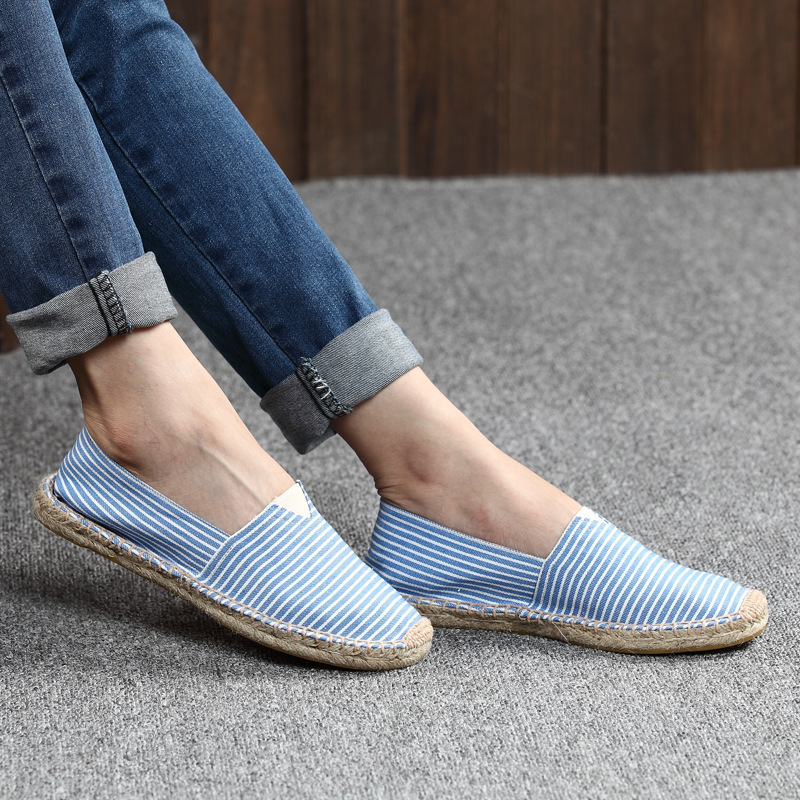 Men's Hemp Rope-Soled Retro Braided Casual Shoes Canvas Shoes Men's Hemp Rope-Soled Retro Braided Casual Shoes Canvas Shoes