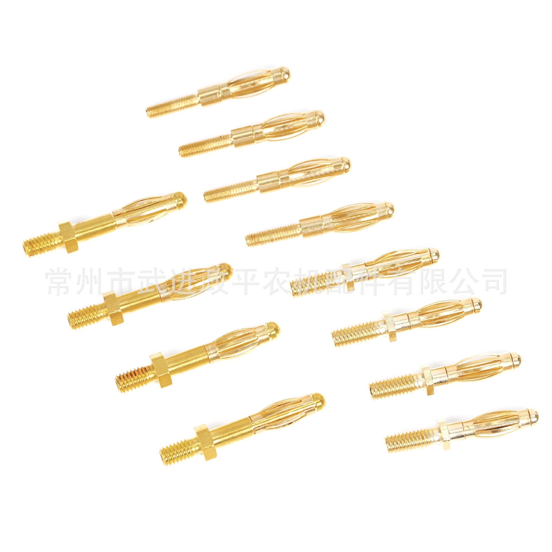 厂家生产销售镀金香蕉插头，仪表，灯笼，医疗连接器铜镀金材质