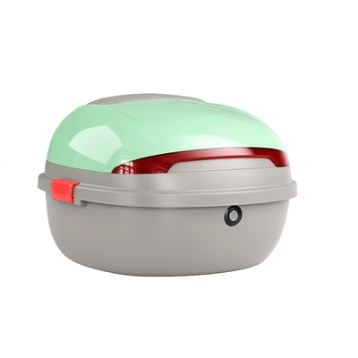 Electric car tail box – Trunk for Motorcycles - light-green-factory-direct-sales-30l-medium-sized-trunk-can-hold-summer-helmet