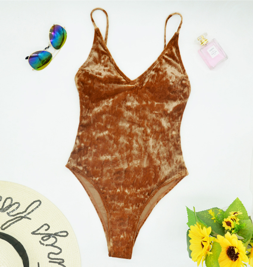 sexy backless one-piece triangle swimsuit NSHL38196