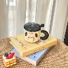 &Pinch lines-white expression puppy (cup[]lid[]spoon)[]