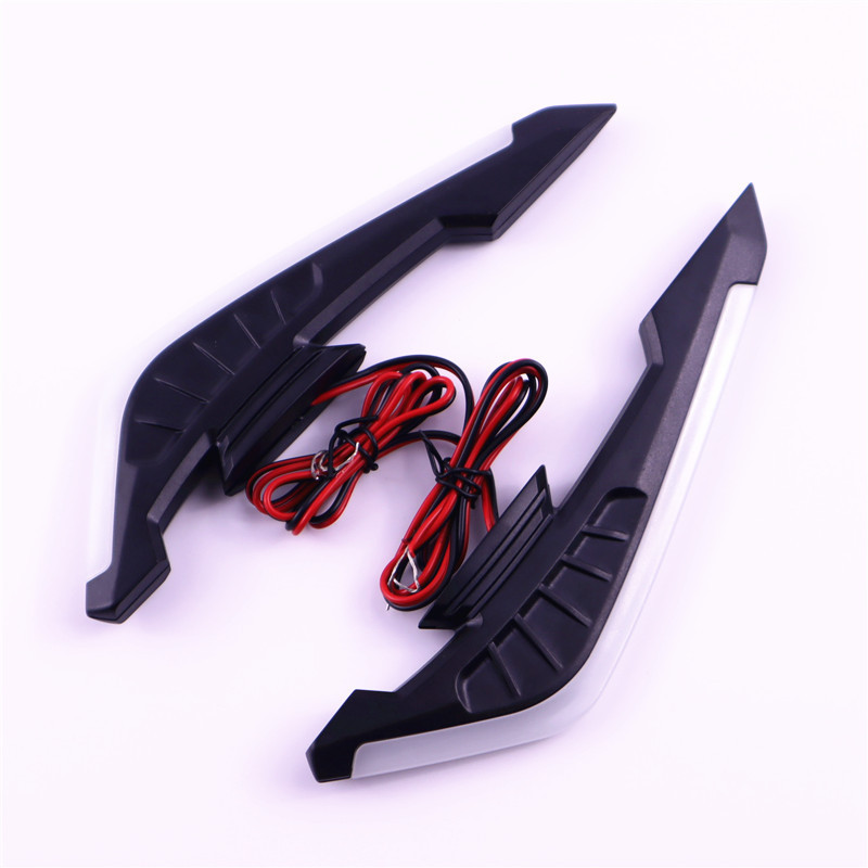 Cross-Border Popular Motorcycle Turn Signal Decorative Light, Cool Blade-Shaped Turn Signal Wind Wing Led Turn Signal Ambient Light