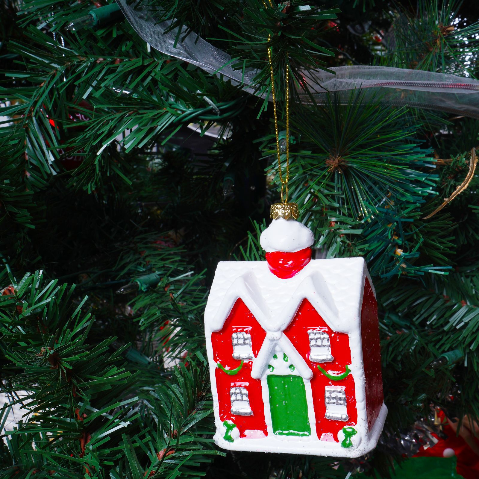 Colgante navideño transfronterizo decoraciones navideñas adornos de plástico navideños regalos para niños 6 paquetes al por mayor