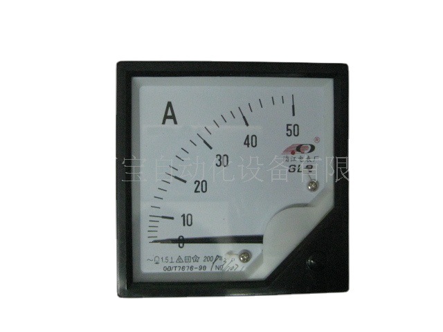 供应 小表头 机械表头 指针表 指针机械电流表6L2 50A(图)