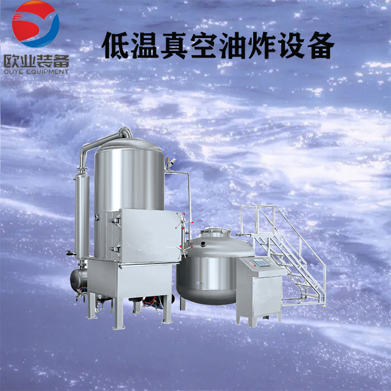 连云港香酥小黄鱼低温油炸机 带鱼块真空油炸罐 海产品低温油炸机