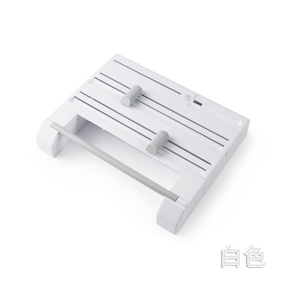 Multi-funcional de plástico cortador de papel montado en la pared de cocina titular de papel de estaño cuchillo deslizante caja dividida rack de almacenamiento