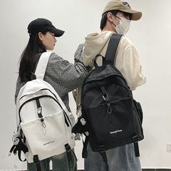 雙肩背包男士高級感書包初中高中大學生女輕便旅遊大容量休閒背包