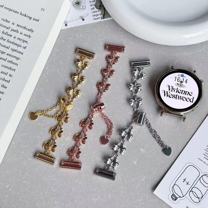 For Samsung Smart Watch Bow Strap Huawei GT4 Watch Watch3/4Pro Xiaomi 8Pro Women