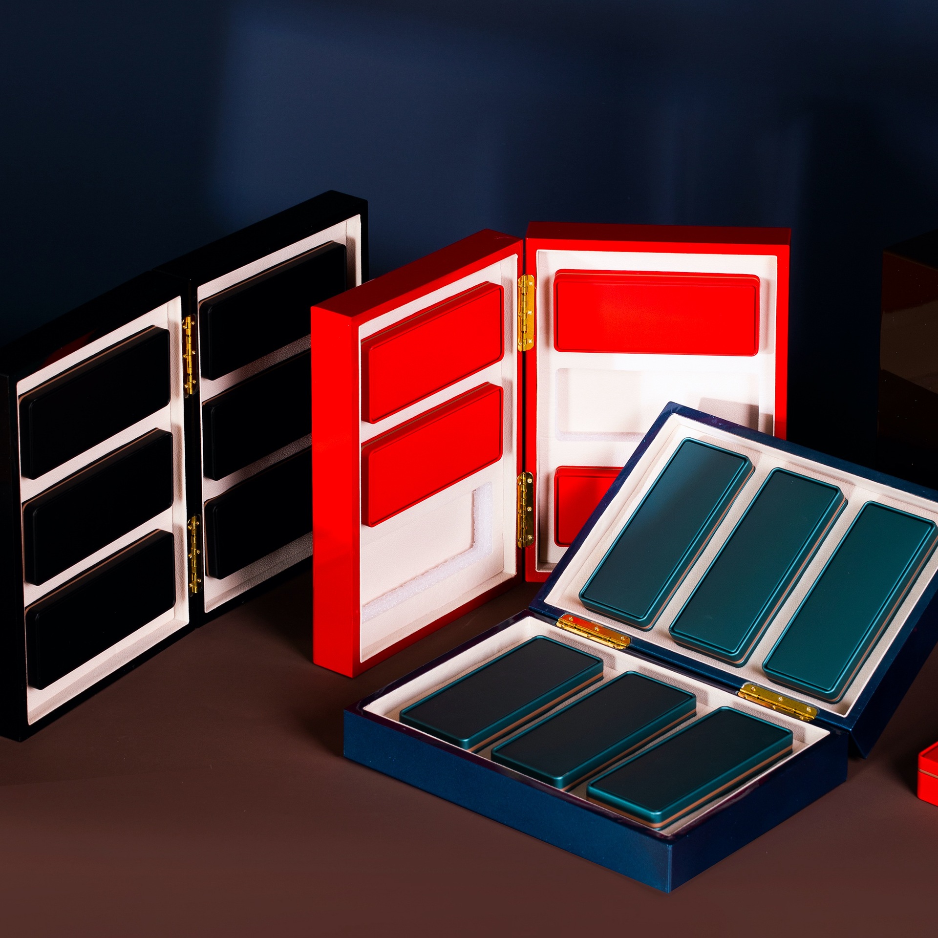 星空系列 茶叶礼盒包装建盏包装厂家货源空盒泡袋包装木质