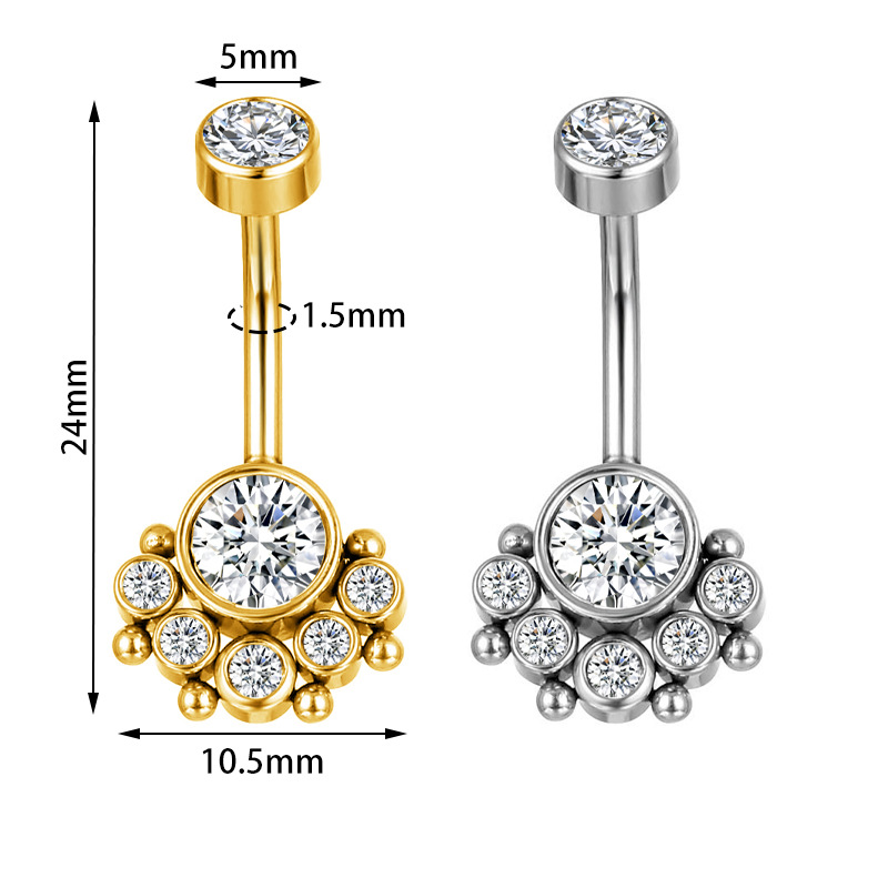 Silver pointed spike labret stud material detail