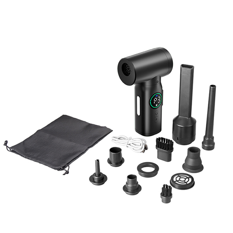 Car-mounted dust blower, household cleaning wireless portable vacuum cleaner, multifunctional blower and vacuum cleaner, air pump with vacuum function