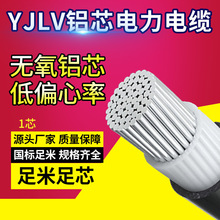 廠家直供YJLV1芯 鋁導體交聯聚乙烯絕緣聚氯乙烯護套阻燃電力電纜