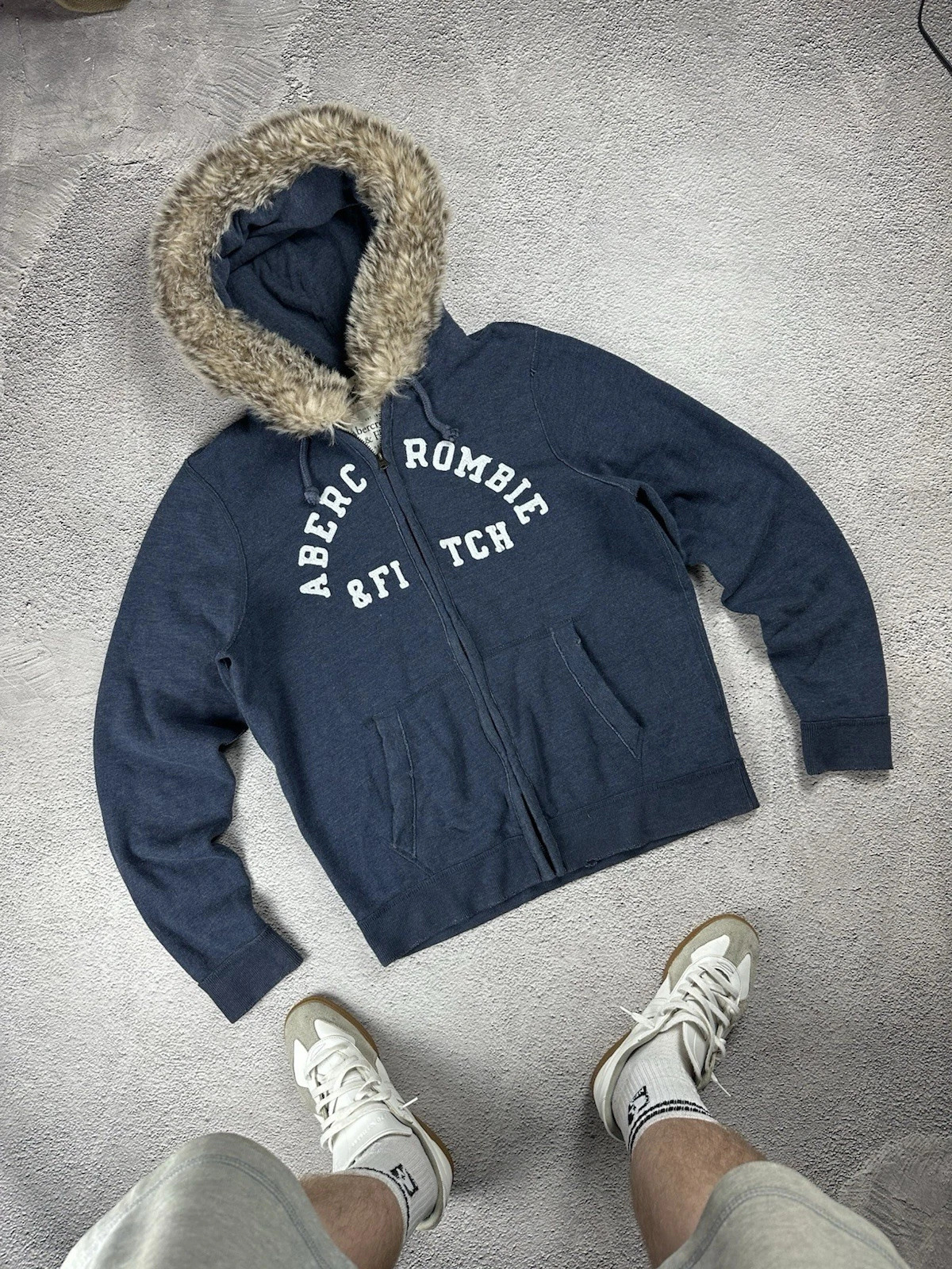 Cross-Border Autumn and Winter New Zipper Hooded Sweatshirt Brown and Yellow Fur Collar Retro American Loose Men's and Women's Warm Casual Jacket