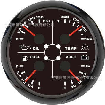 ESKN – Other vehicle instruments Gauge: Voltmeter, Water - cx8243bpsi-8-16v