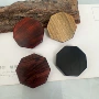 八角形刻字紫檀木木牌手机链