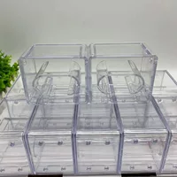 Пластиковые прозрачные часы коробка квадратная упаковка подарочная коробка Часы хрустальные часы коробка электронные часы ювелирные изделия коробка