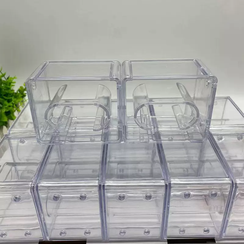 塑料透明手表盒方形包装礼盒钟表水晶手表盒子电子手表首饰展示盒