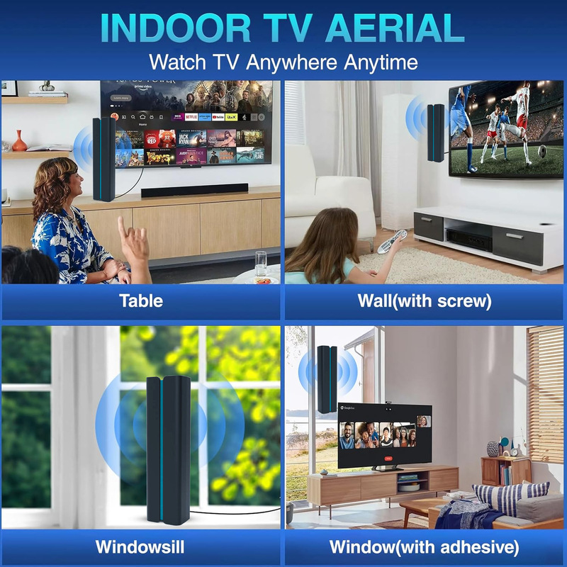 国境を越えた新しい TV アンテナ TV アンテナ ATSC 屋内および屋外の地上波 TV アンテナ プライベート モデル|undefined