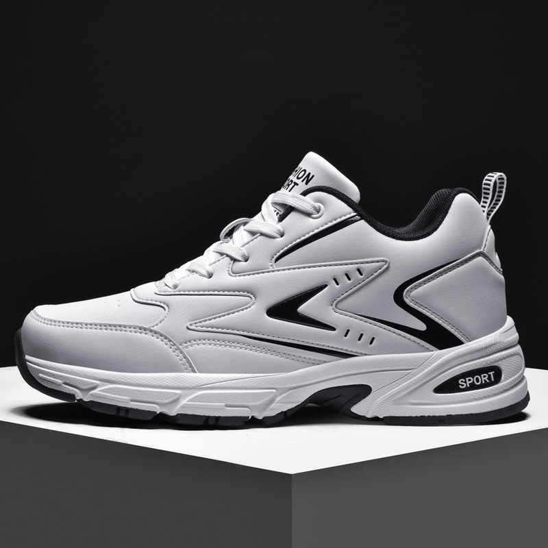 Free shipping autumn and winter men's shoes, white versatile sports casual shoes for junior high school students, waterproof running shoes, trendy shoes Free shipping autumn and winter men's shoes, white versatile sports casual shoes for junior high school students, waterproof running shoes, trendy shoes