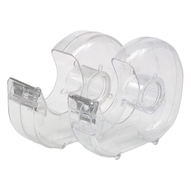 Cortador de cinta transparente soporte de cinta de plástico transparente máquina de cinta de soporte de cinta mini cinta Caracol Shell