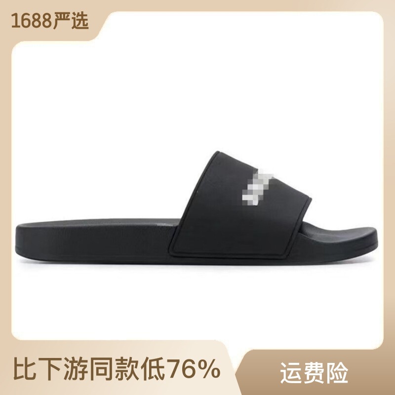 2022 summer new European and American style men's and women's slippers one-line casual beach shoes fashion flat letter slippers 2022 summer new European and American style men's and women's slippers one-line casual beach shoes fashion flat letter slippers