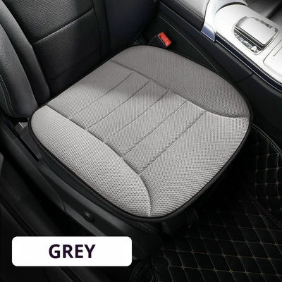 Custom Breathable Car Seat Cushion Four Seasons Pad - grey-a-square-mat
