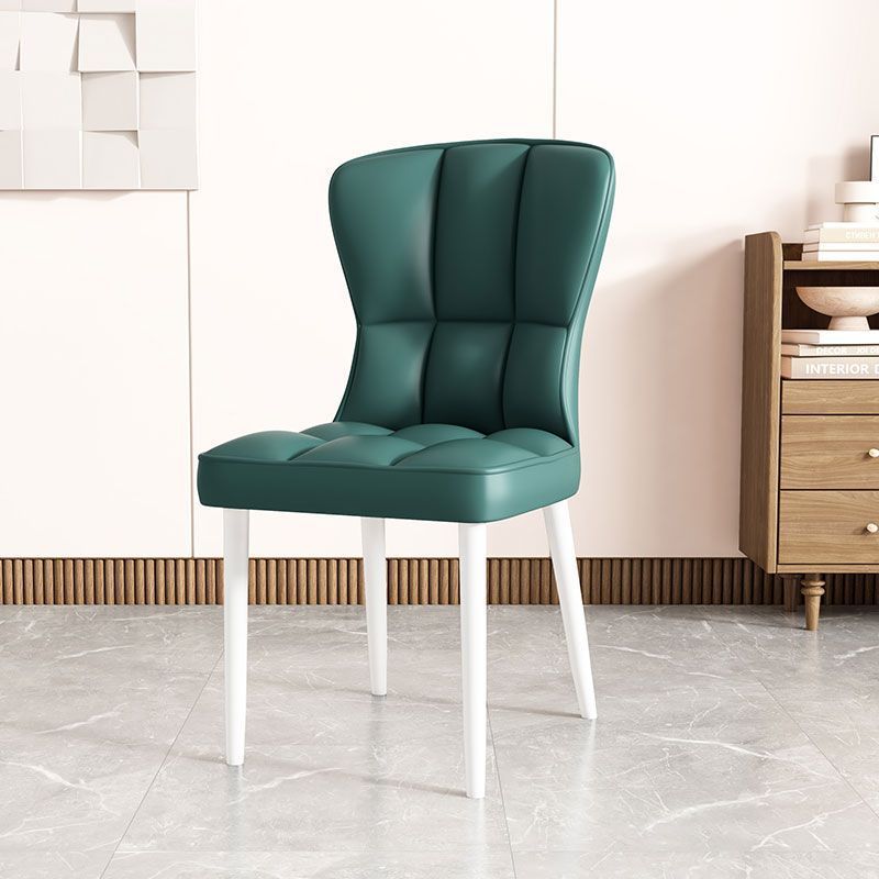 Asiento de restaurante nórdico simple respaldo superior silla de comedor de paquete flexible silla de negociación de hotel image 23