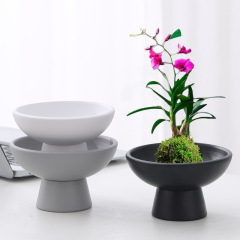 日本式中国式剣山生け花器陶磁器植木鉢花器生け花固定禅意花芸客間デスクトップ置物