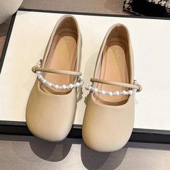 温柔软底孕妇夏季玛丽鞋法式单鞋2025新款浅口晚晚风平底裙子鞋女
