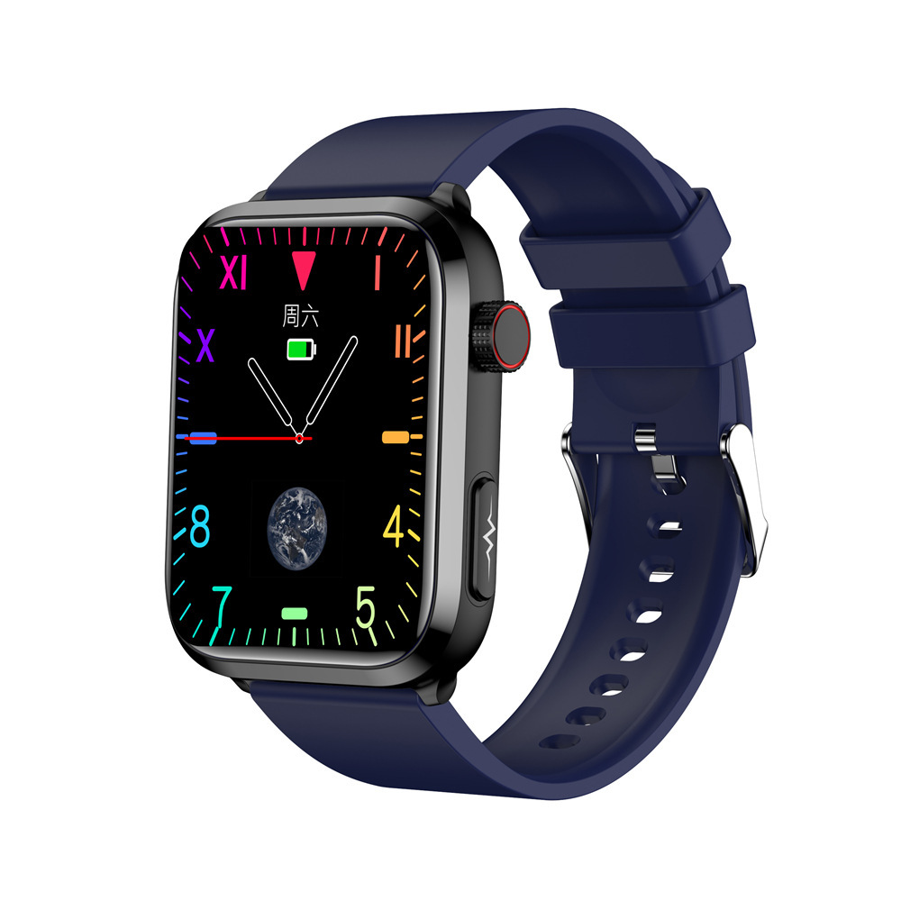 Transfronterizo nuevo reloj inteligente ET210 Bluetooth llamada ECG sin glucosa en sangre ácido úrico lípidos en sangre temperatura corporal ejercicio