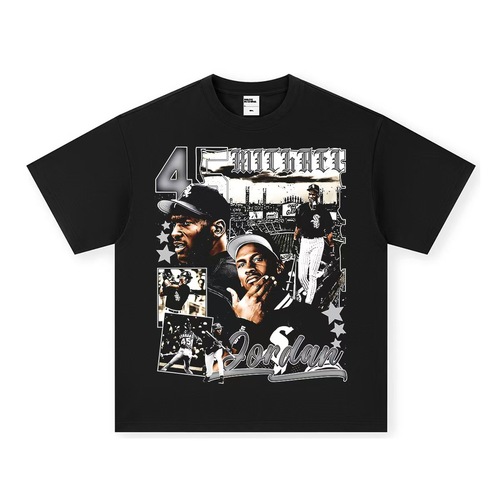 NBA Star American-style T-shirt: Irving, Kobe, Curry Print—Basketball Short-Sleeve Crewneck Jersey