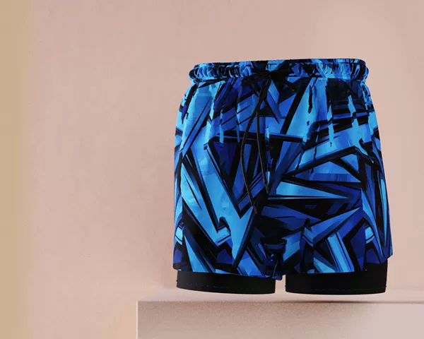 Fragmented blue