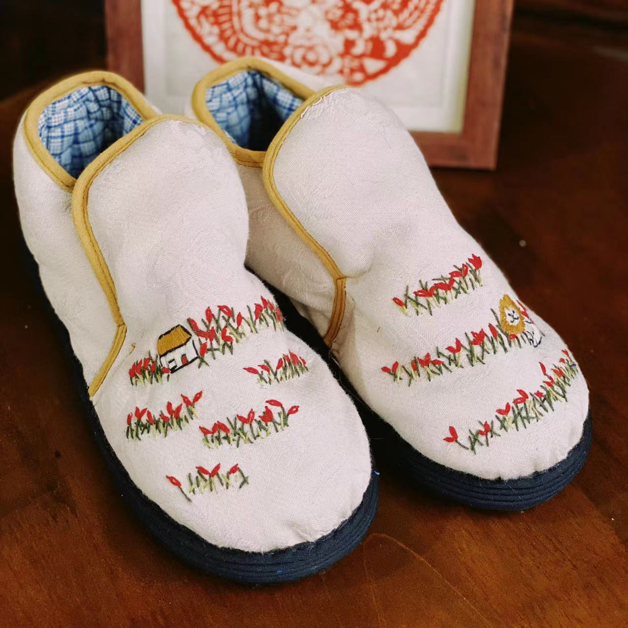 Original purely handmade thousand-layer cotton shoes handmade…