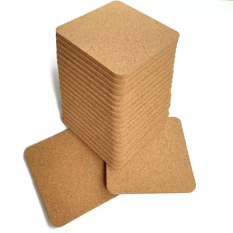 Пробковые подставки производители оптовые подставки шелкография LOGO подставки пробковые подставки для кухни товары для дома квадратные подставки