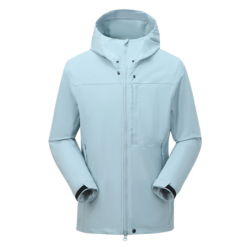 New Spring Outdoor Sports Jacket, Water-Repellent, Ultra-Light Breathable Jacket, Men's and Women's Group Mountaineering Clothing, Leisure Camping