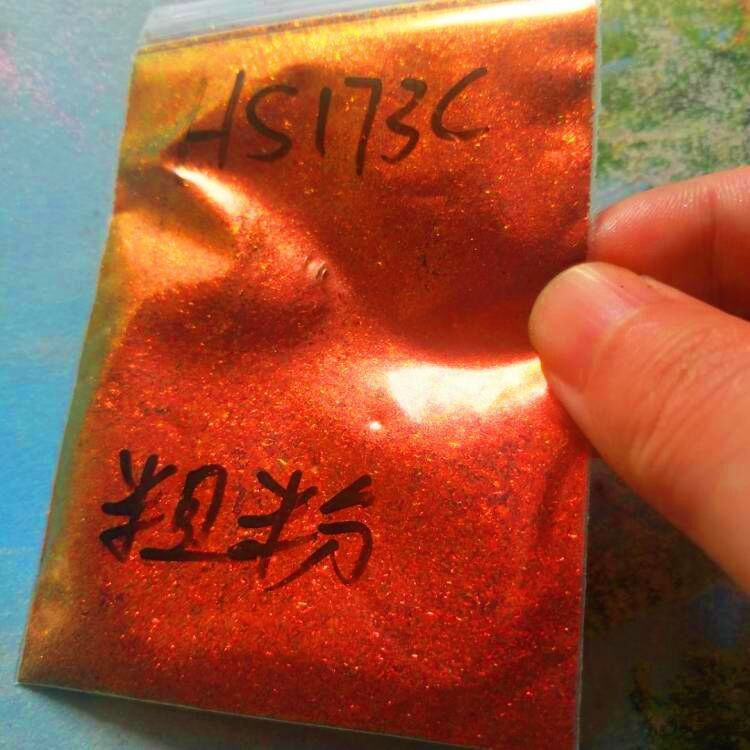 供应高彩度变色龙粗片，滴胶工艺品穿戴美甲彩色云锦粉 欧泊粉 1g