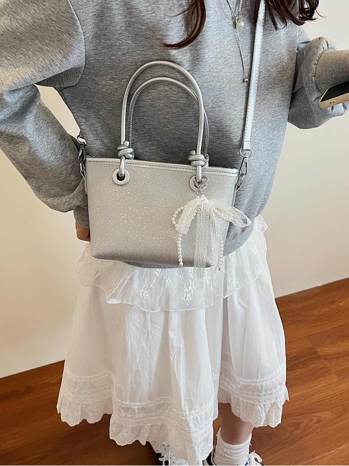 Transfronterizo coreano estilo extranjero simple bolso de cubo 2025 nuevo estilo de transporte de textura bolso de hombro de moda universal bolso de mano