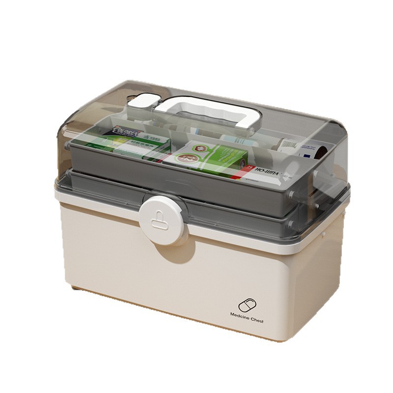 Japanese medicine box household large capacity multi-layer medicine box full set emergency medical and medical storage medicine box