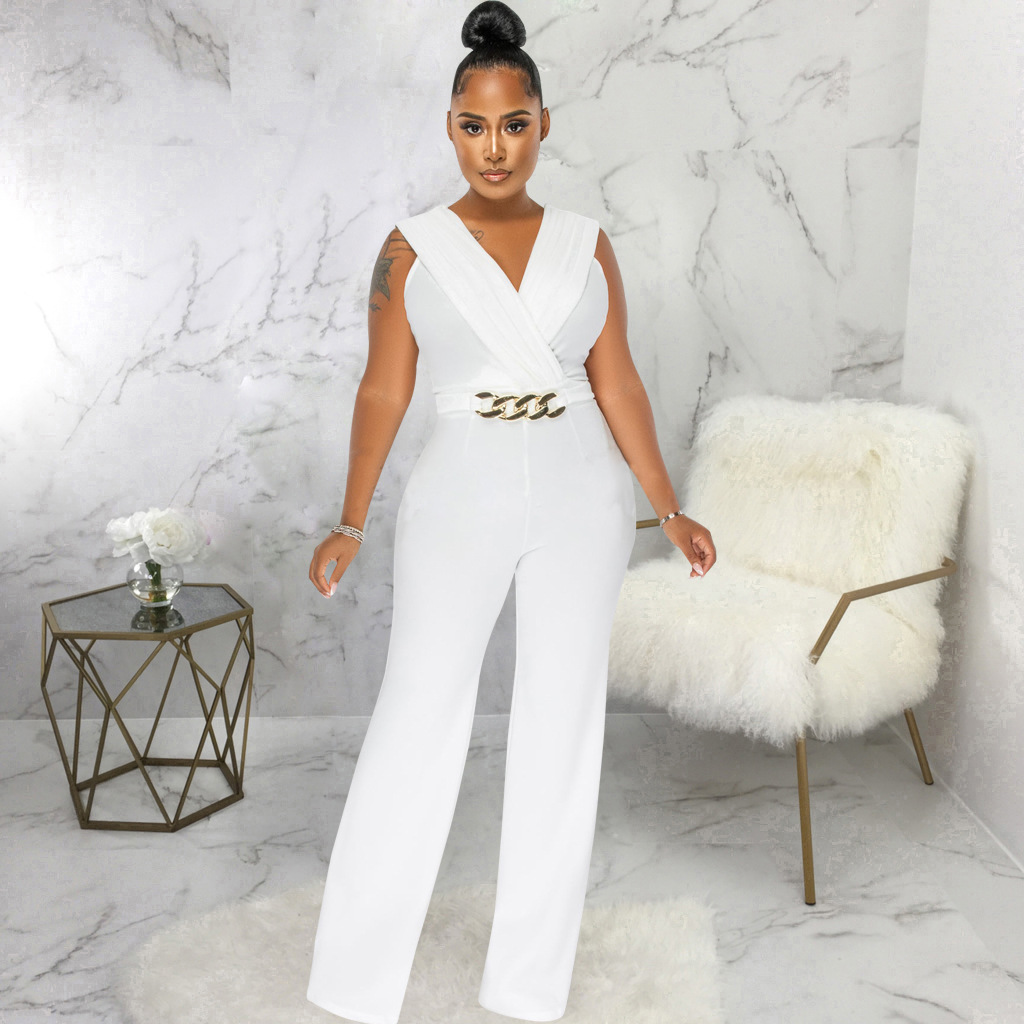 Women's Casual Daily Bodysuits Casual Streetwear Geometric Full Length Jumpsuits display picture 31