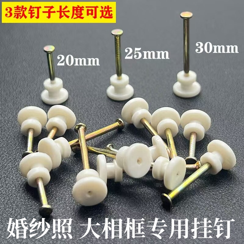 Specialized Photo Wall Frames for Wedding Photos, Cement Wall Nails, No-Drill Thick Steel Nails, Traceless Nails, Picture Frame Hooks