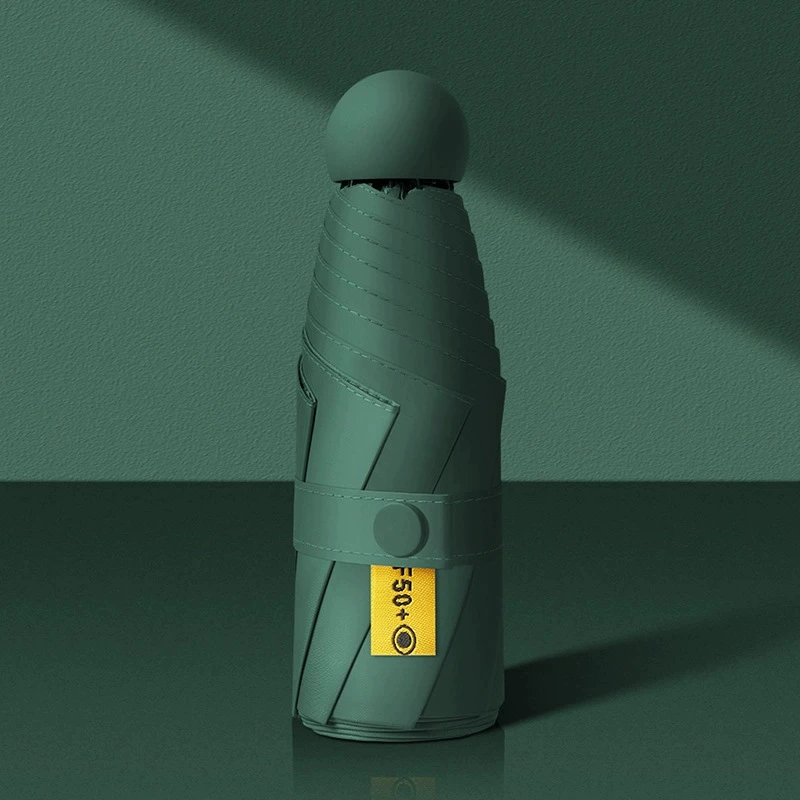 Small capsule solar-powered, umbrella, high-quality style, increased thickness, sun protection, custom-made