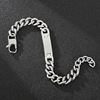 Fashionable bracelet hip-hop style stainless steel, European style