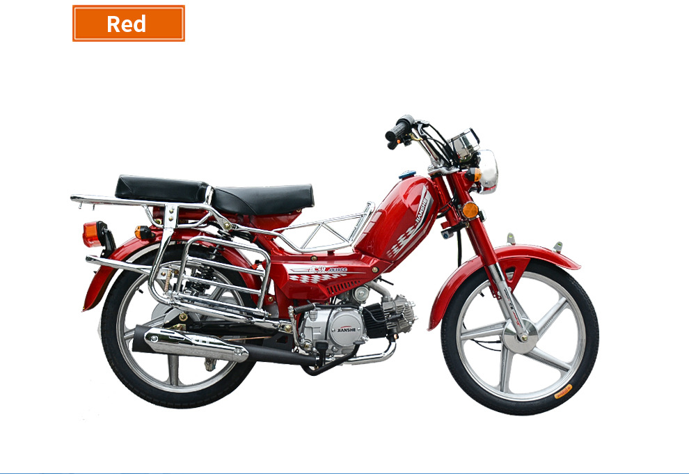 Brand New Jianshe Curved Beam Motorcycle 110Cc, Two-Wheeled Lightweight Retro Two-Wheeled Motorcycle for Grocery Shopping and Work Clothing