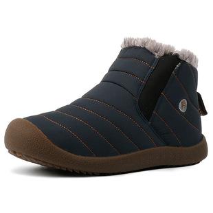 Winter Snow Boots Men's plus size Men's Cotton Shoes fleece-lined Warm Short Boots Casual Men's and Women's Shoes Cotton Boots Cross Border Amazon