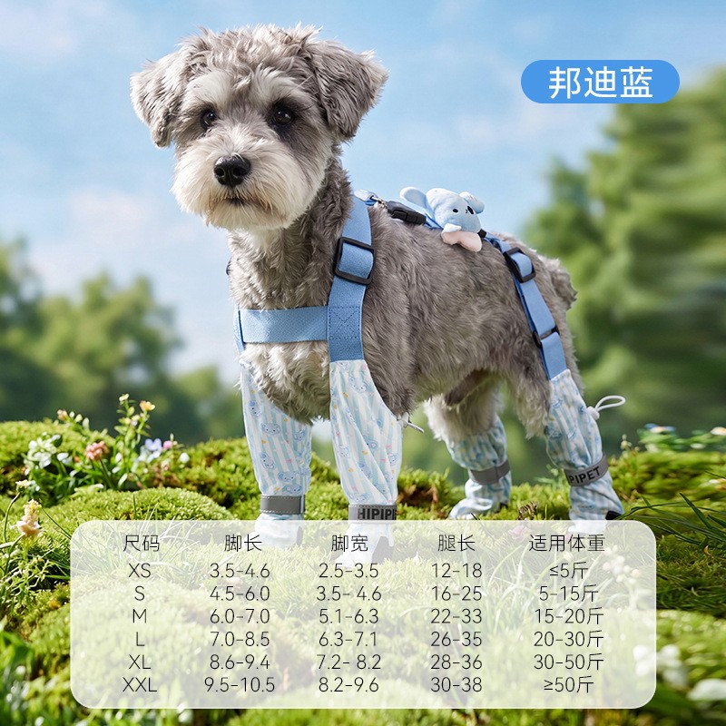 파란색 멜빵 신발 [네발] ☆ 사계절