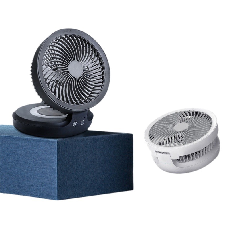 Edon aideng Suspensión de circulación de aire escritorio pequeño ventilador eléctrico escritorio Oficina Punch-libre pared colgando ventilador de la cocina