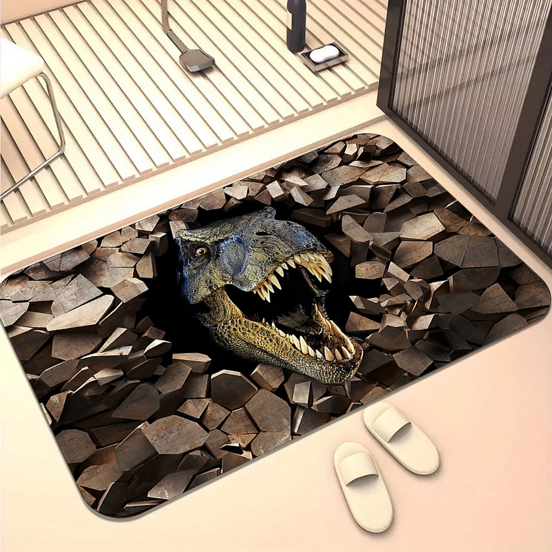 アマゾン工場のハロウィンの透かし彫りの装飾のじゅうたんの3d視覚の立体的なマットの玄関の家の入り口の足のマットの卸売り|undefined