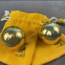 黄铜实心铜球摆件 圆球手球纯铜健身球光面球 球风水转运铜球