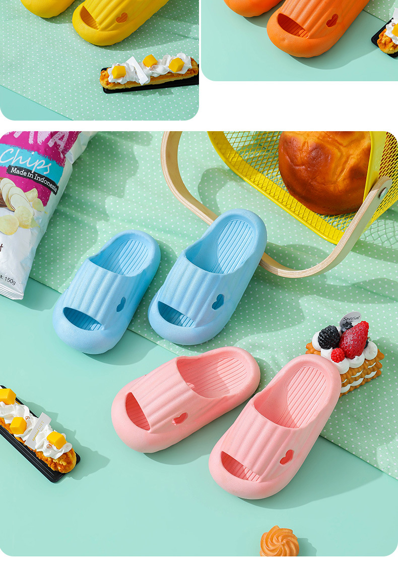 Per bambini Pantofole per bambini Scarpa per bambini Pantofole estive per la casa Pantofole con suola morbida per cartoni animati Slip comode_voghion.com